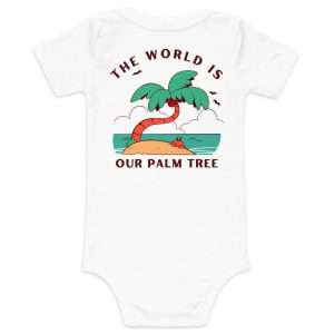 Palm Tree Double-Sided Baby Bodysuit