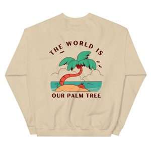 Palm Tree Double-Sided Unisex Sweatshirt