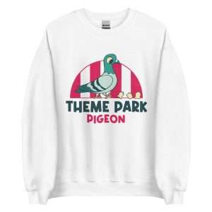 Theme Park Pigeon Unisex Sweatshirt