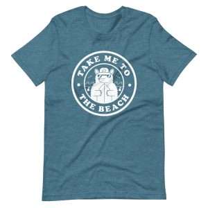 Take Me To The Beach Unisex T-Shirt (White)